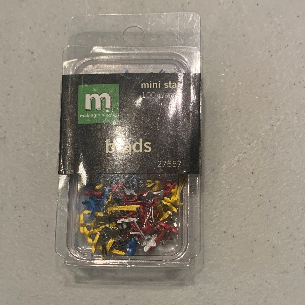Mini Star Brads by Making Memories - 98 pieces
